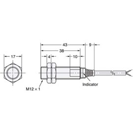 Cảm Biến Tiệm Cận Omron E2EH-X3C1 5M