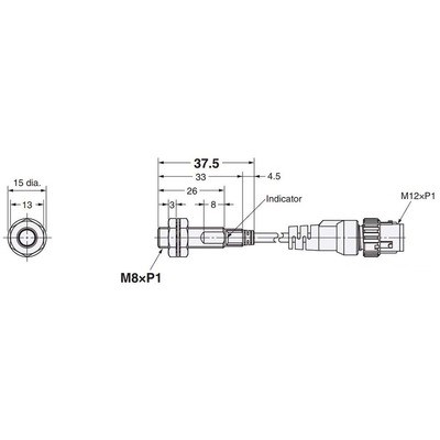 E2ER-X2D2-M1TGJ 0,3M