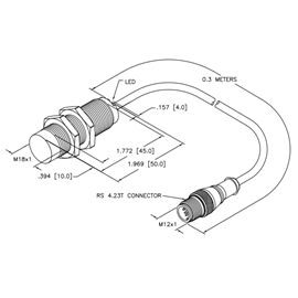 NI14-M18-AD4X-0.3-RS4.23T