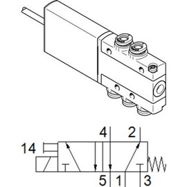 MHE2-MS1H-5/2-QS-4-K