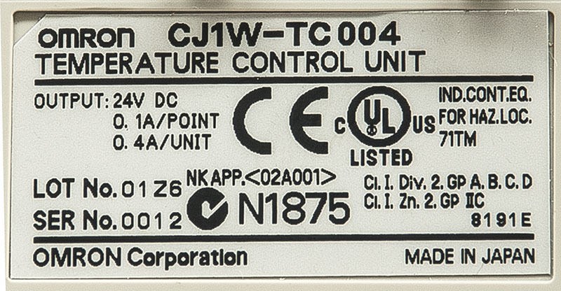  CJ1W-TC004
